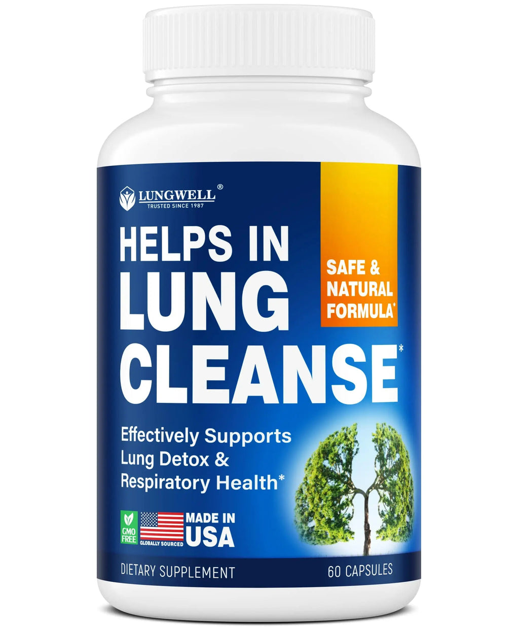 LUNGWELL Quit Smoking Aid - Made in USA - Helps to Clear Lungs & Stop LUNGWELL Au supplements