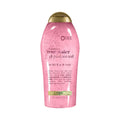 OGX Sensitive + Rose Water & Pink Sea Salt Exfoliating Body Scrub + Rose Quartz, Gentle Exfoliating Daily Body Wash Softens Skin