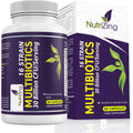 NutriZing Vegan Probiotics for Digestive Health - 30 Billion CFU & 16 strains - Bifidobacterium & Lactobacillus Probiotics for Men & Women