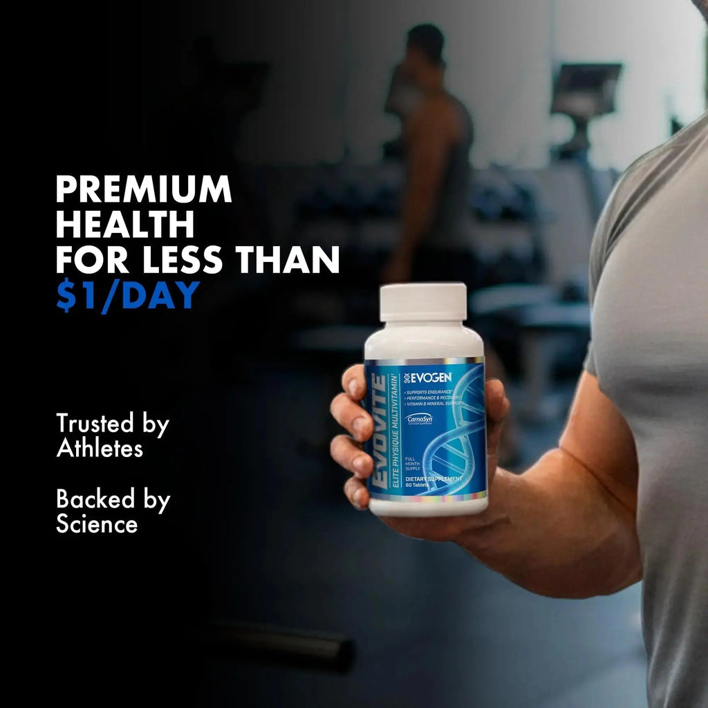 Evogen Evovite - Elite Physique Multivitamin for Women & Men | Advanced Formula for Endurance, Recovery, & Joint Health | Evogen Au supplements