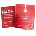 Happy Aging Essential Longevity Formula, NAD+ Super Booster with NR, NMNH & Liposomal β-NAD+, Organic Antioxidant Superfruit Blend for Cellular Energy, Skin Hydration & Daily Vitality, 30 Capsules Happy Aging Au supplements