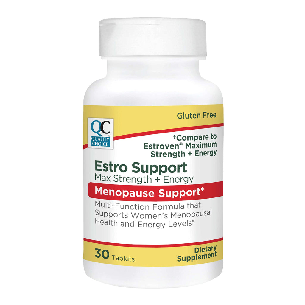 Quality Choice Estro Support Max + Energy Tablets Menopause Support 30 Count Quality Choice Au supplements