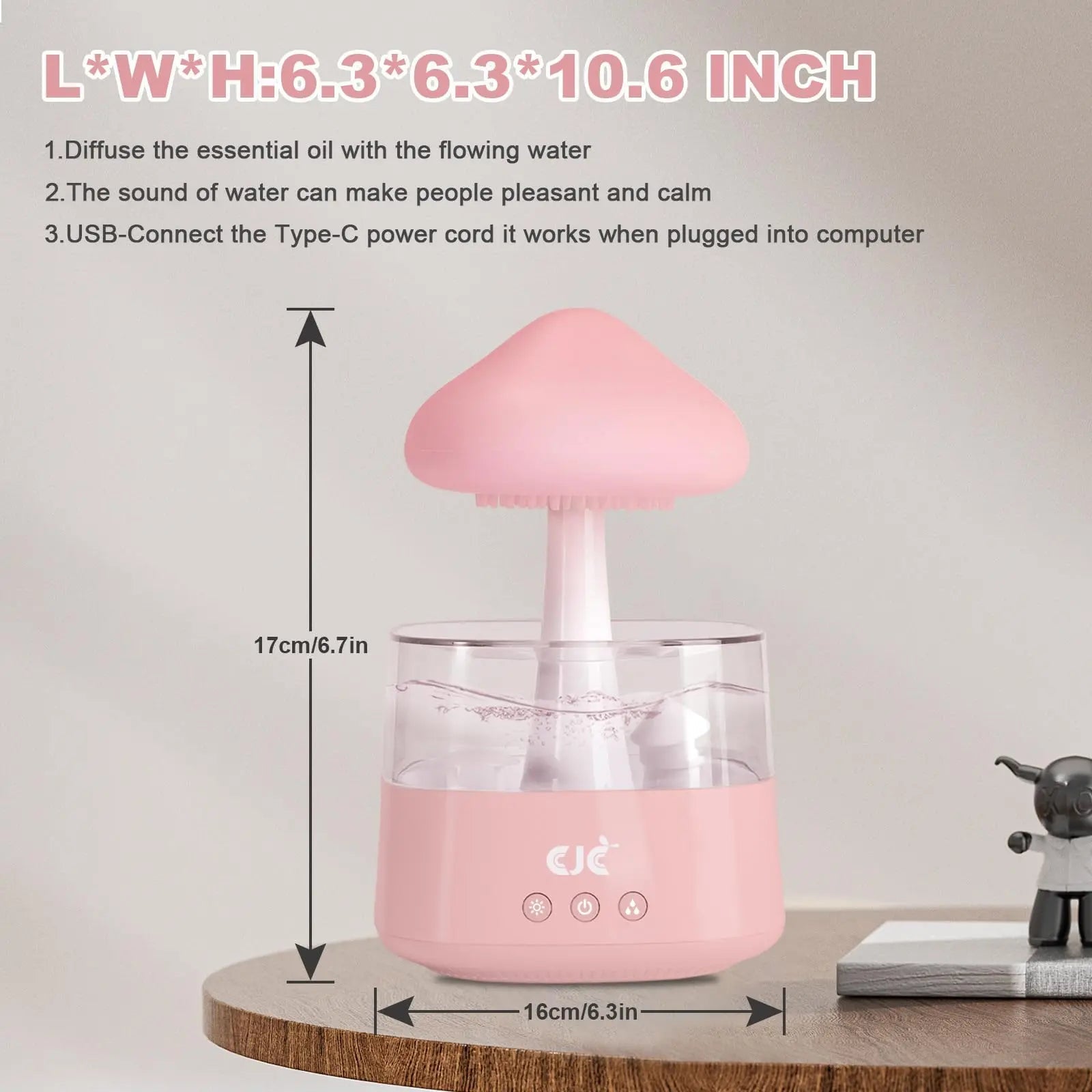 Humidifiers for Bedroom, 7 Color-Changing Led Night Lights, Aromatherapy Essential Oil cjc Au supplements