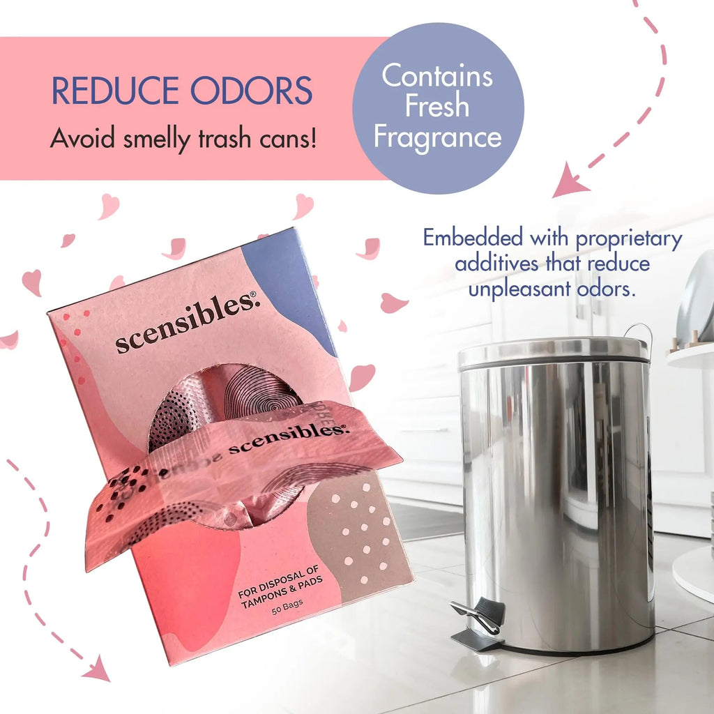 Scensibles Personal Care Disposal Bags (50 Count) - For Tampons, Pads, Liners, Condoms & More SCENSIBLES Au supplements