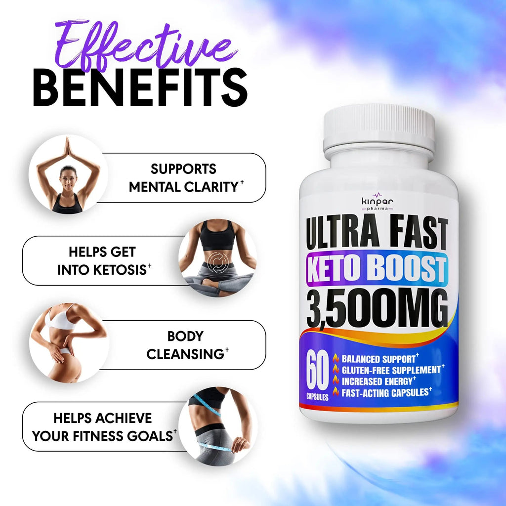 Complete Keto Pills - Keto Fast Exogenous Ketones Supplement for Improved Focus and Stamina Kinpar Pharma Au supplements