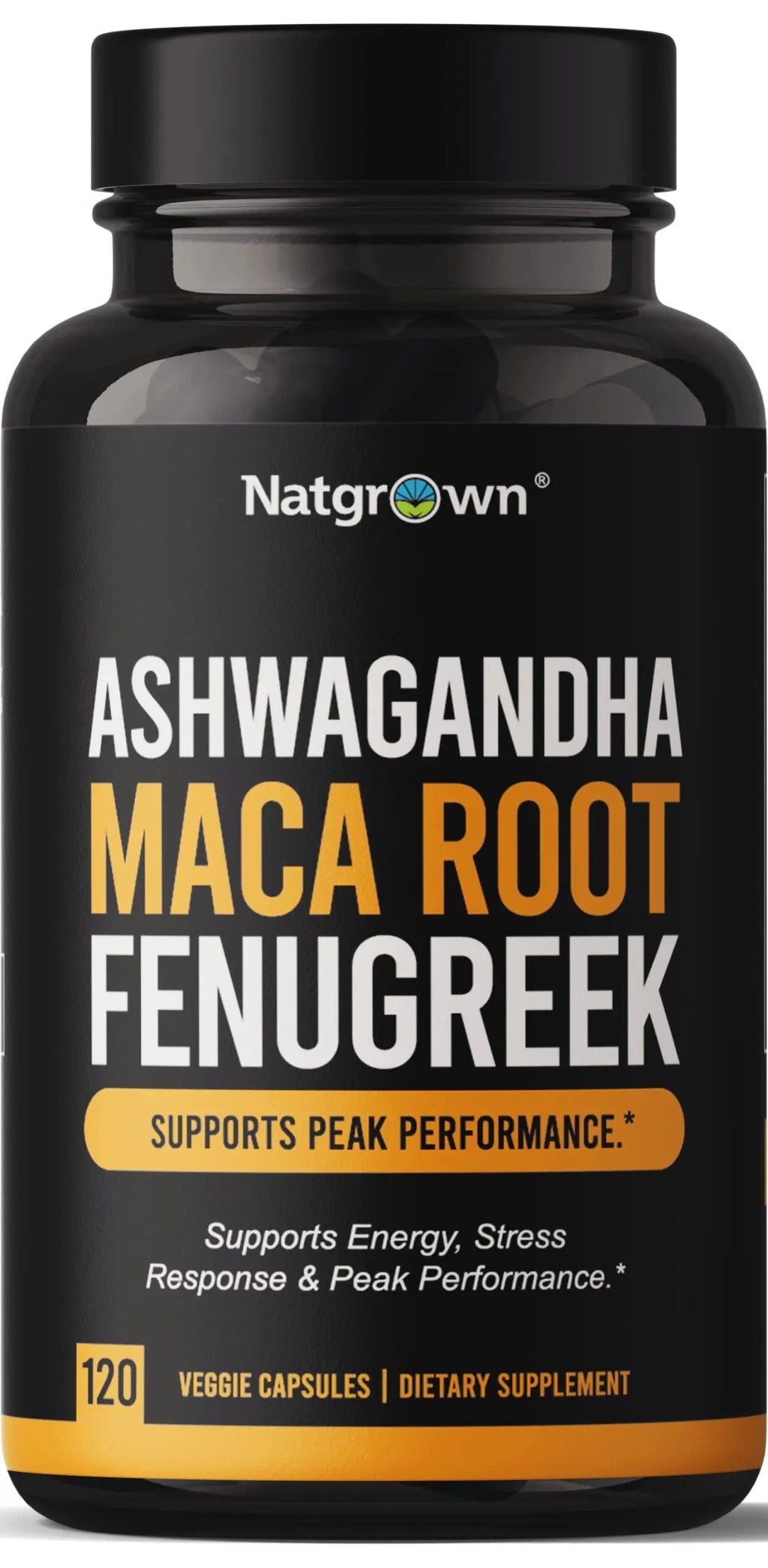 Natgrown Ashwagandha Maca Root Fenugreek Extract Capsules Supplement Natgrown Au supplements