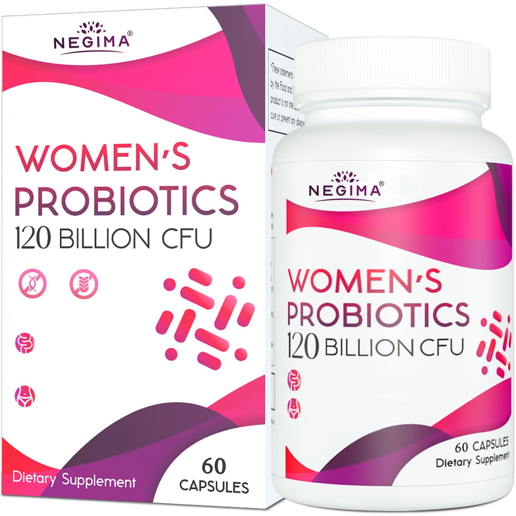 Negima Menopause Supplements for Women, 120 Billion CFUs Probiotics for Women, 13-in-1 Herbs & Botanicals Complex, for Menopause - 60 Caps Negima Au supplements