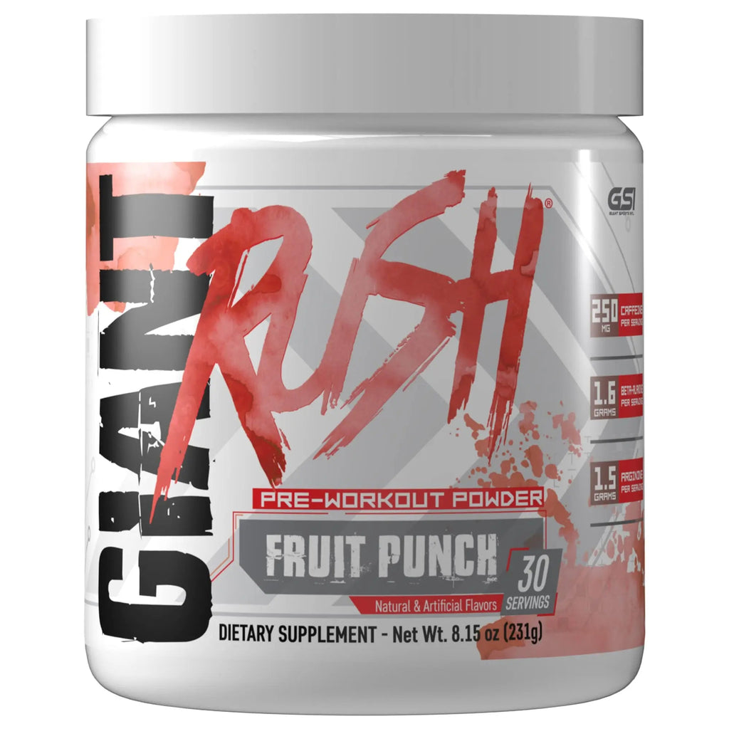 Giant Performance Edge Rush - Preworkout Powder (Fruit Punch) Giant Performance Au supplements