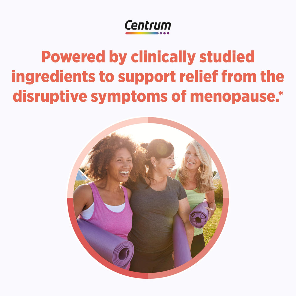 Centrum Clear Mind and Calm Mood Menopause Support Tablets, with Clinically Studied enXtra, 30 Count Centrum Au supplements