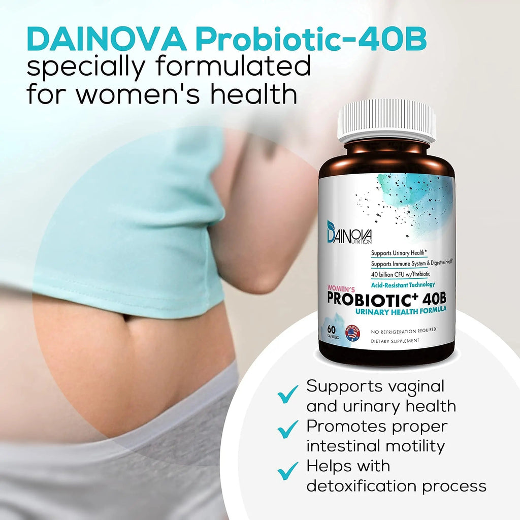 Dainova Nutrition D Mannose Capsules and Probiotics for Women Bundle I Urinary Tract Dainova Nutrition Au supplements