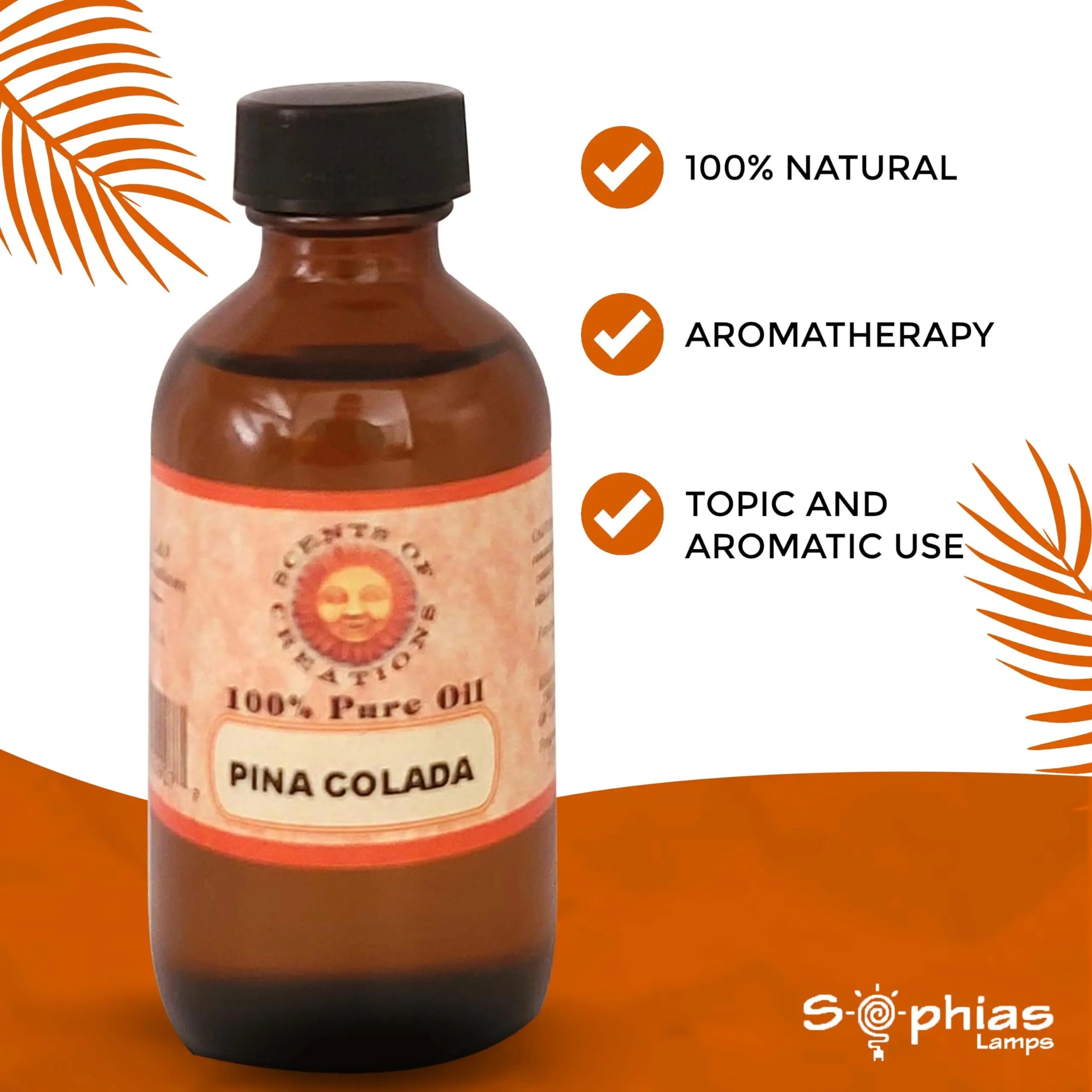 Essential Oil Pina Colada 2 OZ, 100% Natural undilute Oil, Value Size,Perfect Generic Au supplements