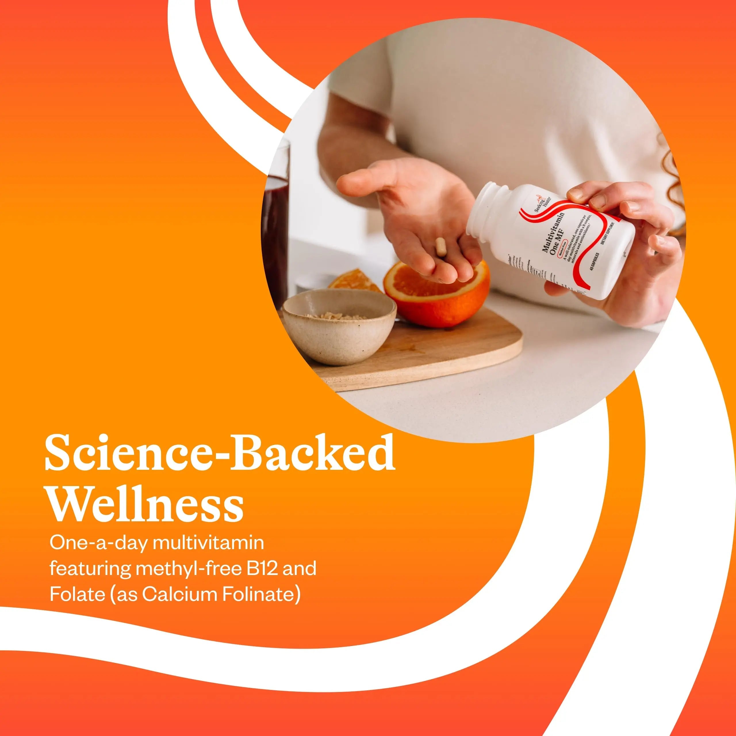 Seeking Health Multivitamin One MF - MTHFR Support Supplement with Calcium Folinate & Vitamin B12 Seeking Health Au supplements