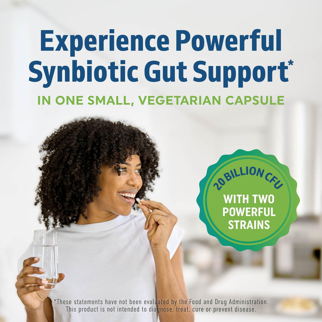 Prebiotics and Probiotics for Women & Men | Pre and Probiotics for Gut Health & Bloating Relief | Synbiotic with 20 Billion CFU Lactobacillus & Bifidobacterium | Shelf-Stable | Vegetarian | 60 Ct. MAV NUTRITION Au supplements