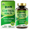 Cortisol Supplements for Women/Men, Advanced Stress & Cortisol Support with Ashwagandha & Rhodiola Rosea, Promotes Relaxation, Mood, Focus, and Restful Sleep for Men and Women, 120 Capsules Love Life Supplements Au supplements