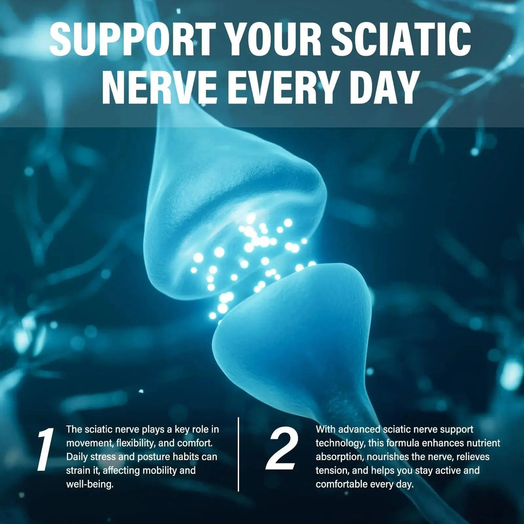 Sciatic Nerve Support Supplement, 120 Capsules Nerve Savior for Neuropathy, Premium Formula with Natural Botanical & Vitamin Complex Vivaherbal Au supplements
