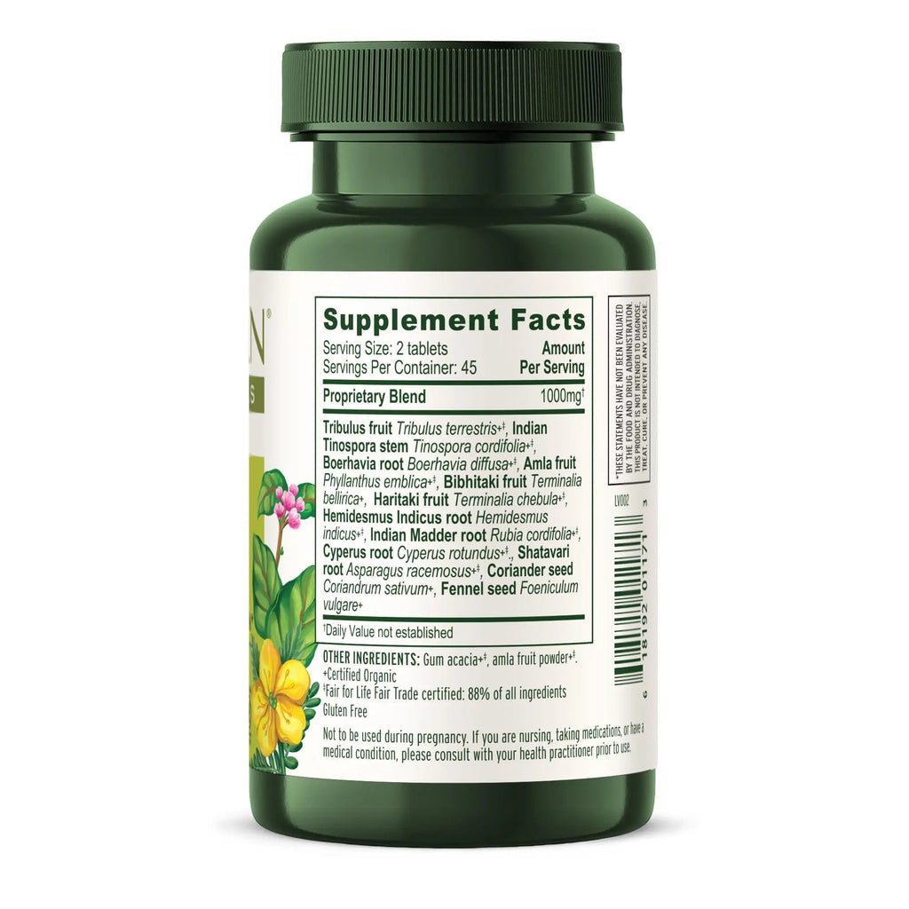 Banyan Botanicals Organic Kidney Formula–Urinary Tract Support & Detox Supplement–Gokshura & Punarnava for Fluid Balance & Systemic Cleansing–Cooling Genitourinary Tonic-90 Tablets-USDA Organic Banyan Botanicals Au supplements