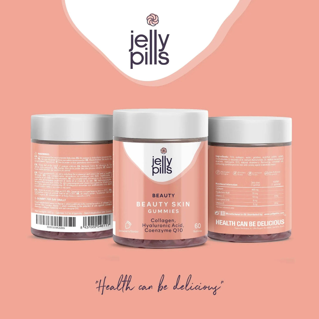 Jelly Pills® Hydrolyzed Collagen Gummies with Hyaluronic Acid and Coenzyme Q10 Jelly Pills Au supplements