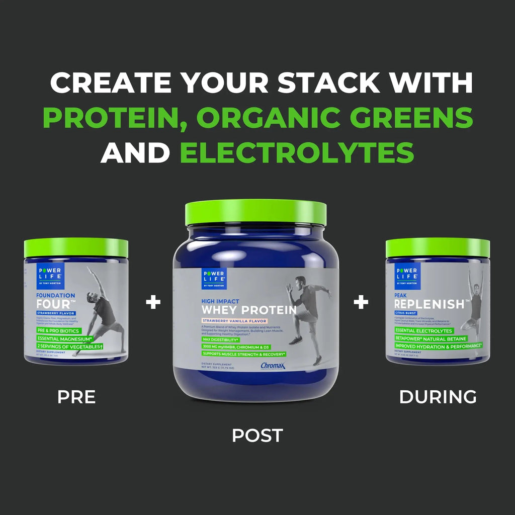 POWERLIFE Tony Horton High Impact Grass Fed Whey Protein with 3000 MG of HMB POWERLIFE Au supplements