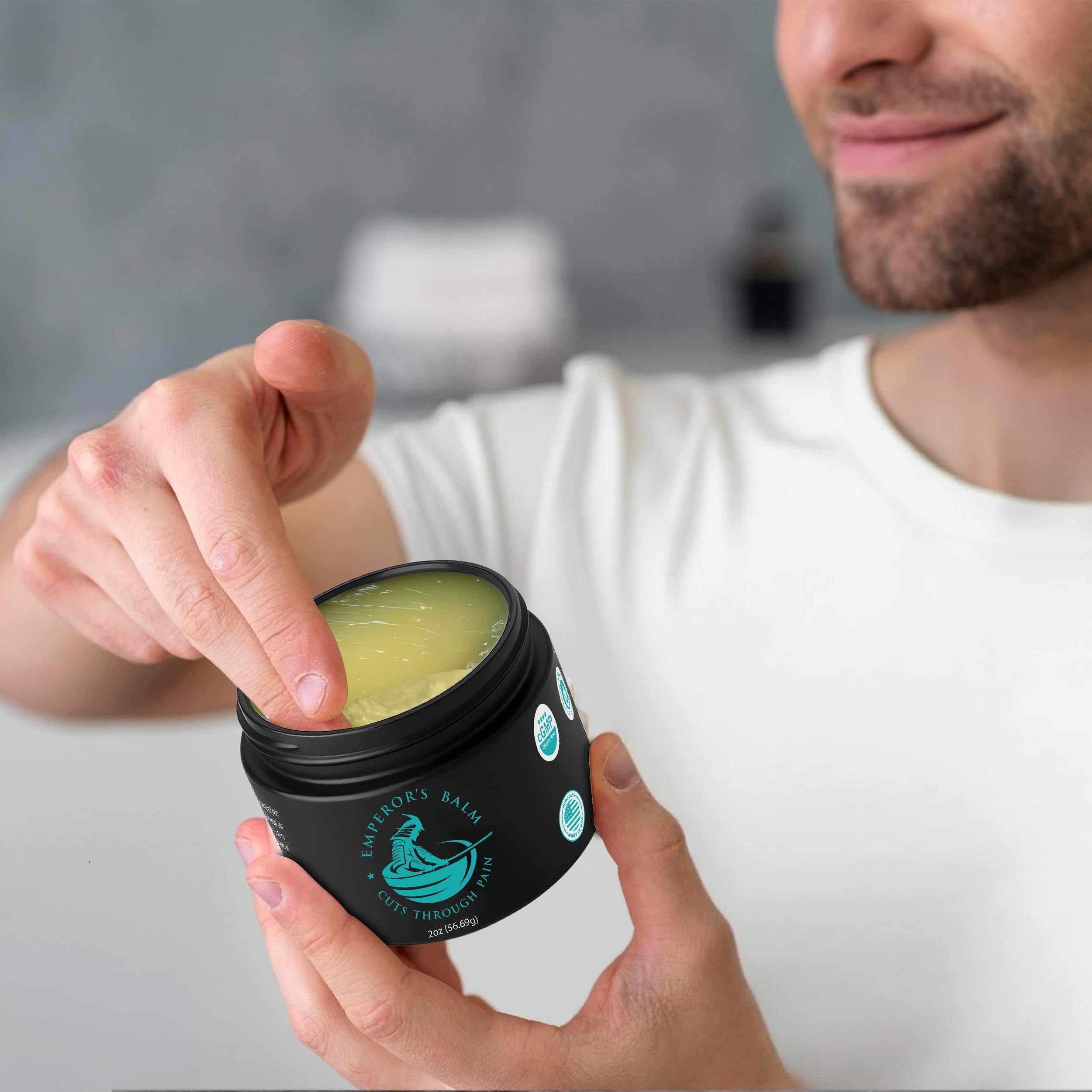 The Emperor's Balm Joint & Muscle Pain Relief Cream – Fast-Acting, Non-Greasy, Long-Lasting Natural Formula – Soothing Rub for Back, Shoulder, Neck & Whole Body - 2oz The Emperor's Balm Au supplements