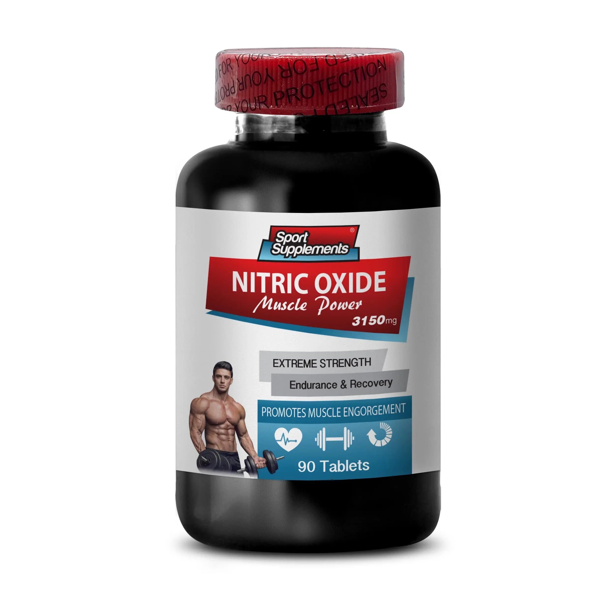 Nitric Oxide boosters with arginine - Nitric Oxide Muscle Power 3150mg - Improves Circulation Sport Supplements Au supplements