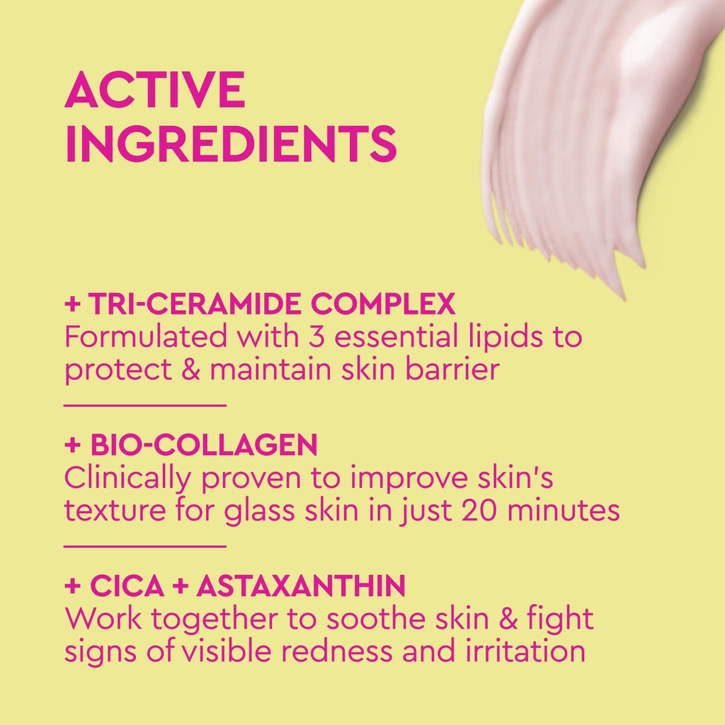BYOMA Bio-Collagen Radiance Facial Mask - Transformative Liquid Sheet Mask for Glass Skin - Instant radiance, Visibly Improved Elasticity