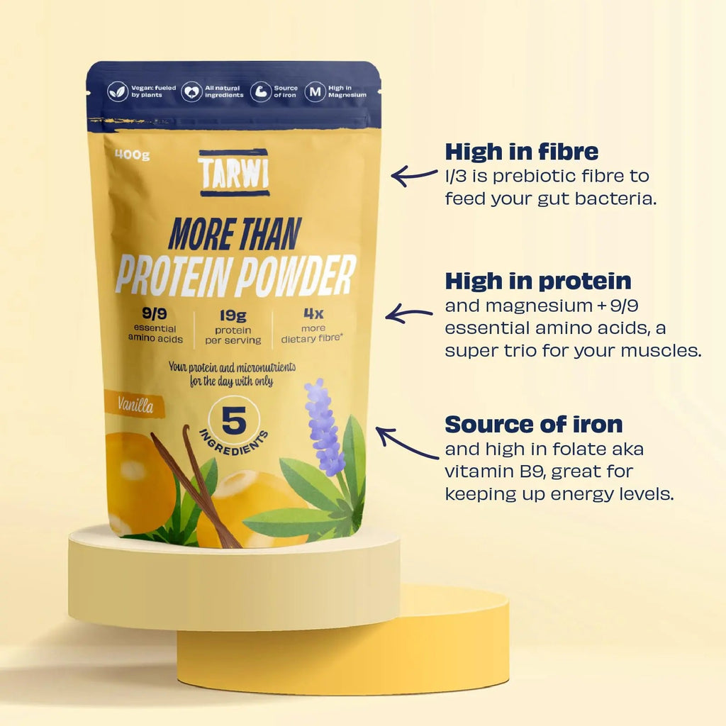 Tarwi Lupin 100% Natural No Bloating Vegan Protein Powder + High Fibre Gut Friendly Plant Based Protein Tarwi Au supplements