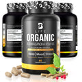 Organic Ashwagandha KSM-66 1000 mg Supplement | Adaptogen for Cortisol Support & Stress Relief | Mood, Calm & Sleep Aid for Men & Women | Ashwagandha ritual vitamins for women | 60 Vegan Caps B Life Company Au supplements