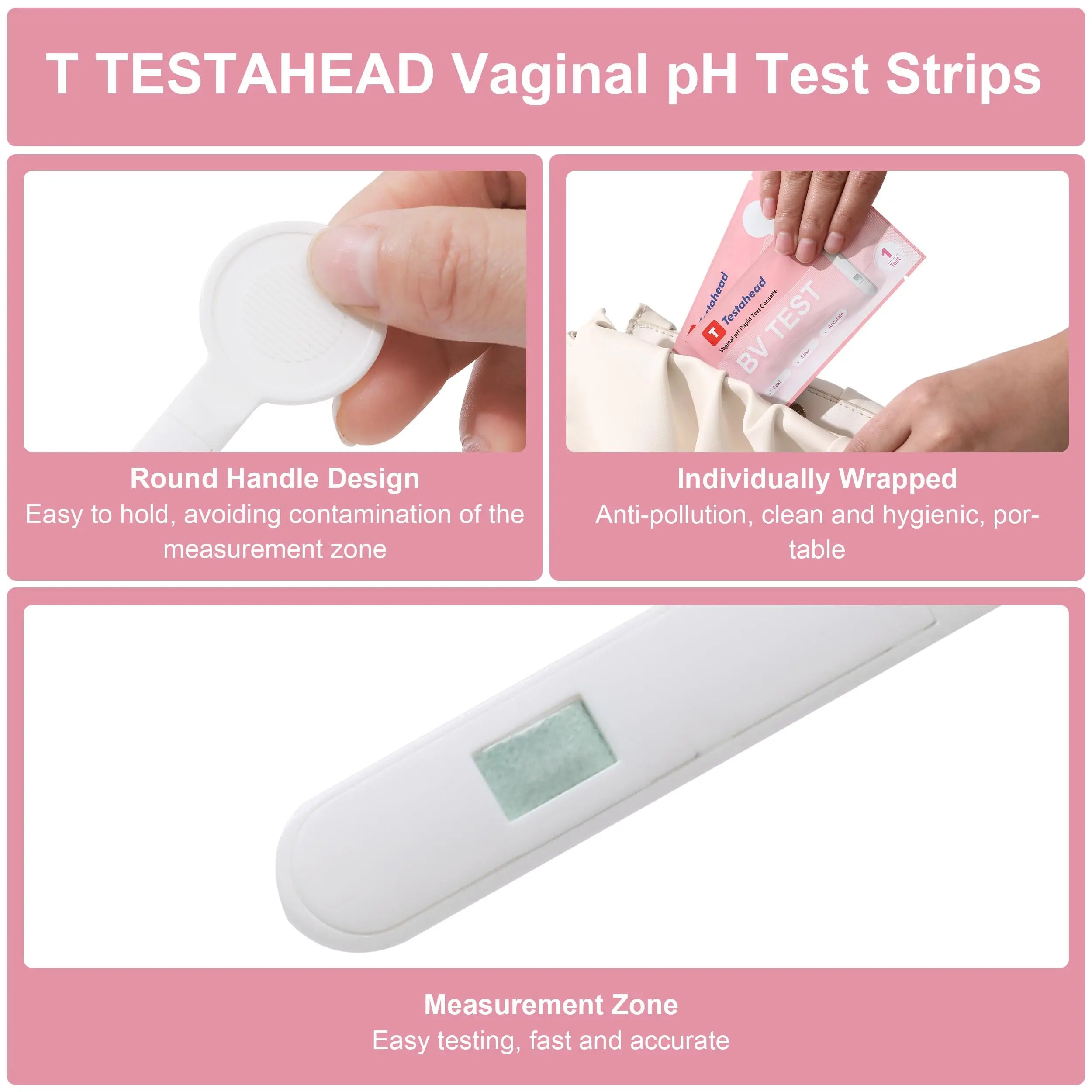 T TESTAHEAD Vaginal pH Test Strips, Feminine Health Vaginal pH Test Strips Kits T TESTAHEAD Au supplements