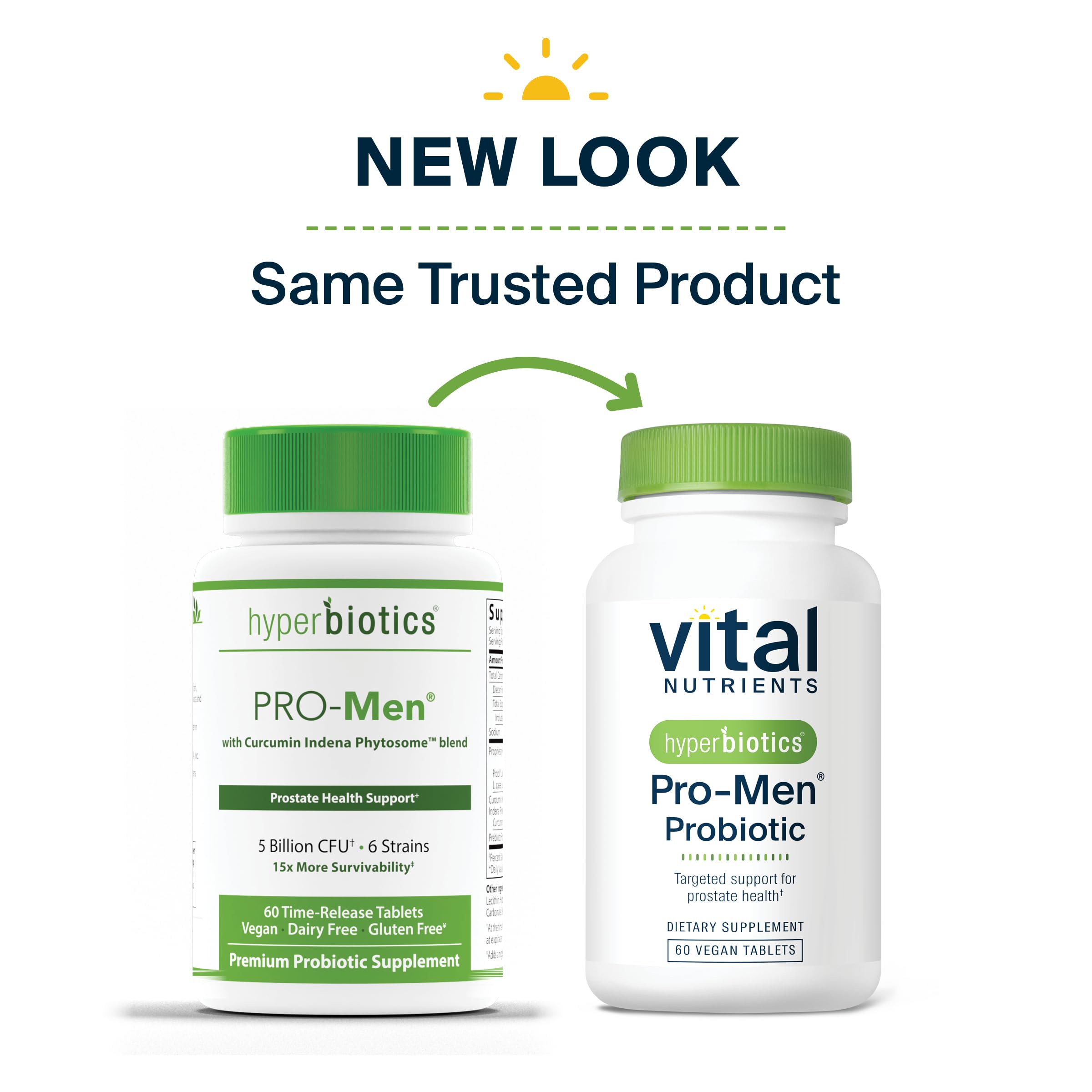 Hyperbiotics Vital Nutrients Pro Men Probiotics | Vegan Advanced Probiotics for Men | Clinically Studied for Prostate Health, Digestive Balance and Gut Health* | Gluten, Dairy, Soy Free | 60 Tablets Hyperbiotics Au supplements