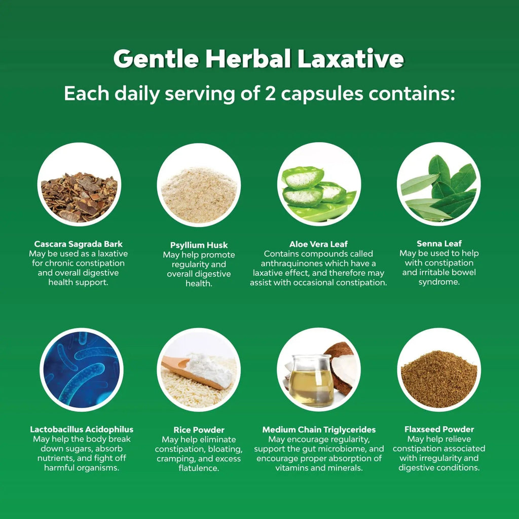 Herbal Laxative Capsules with Probiotics – Natural Laxative Pills to Cleanse Colon and Support Natures Craft Au supplements