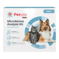 Petivity Microbiome Analysis Kit — Basic for Cats and Dogs, Powered by Purina - 4.8 oz. Box petivity Au supplements