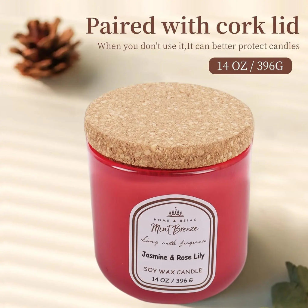 HOME & RELAX 14oz Scented Soy Wax Candle,Big Candle, More Than 80 Hours Long Lasting Burning time HOME & RELAX Au supplements