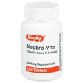 Rugby Nephro-Vite Vitamin B and C Complex Tablets - Dietary Supplement - 100 Count (1 Pack) RUGBY LABORATORIES Au supplements
