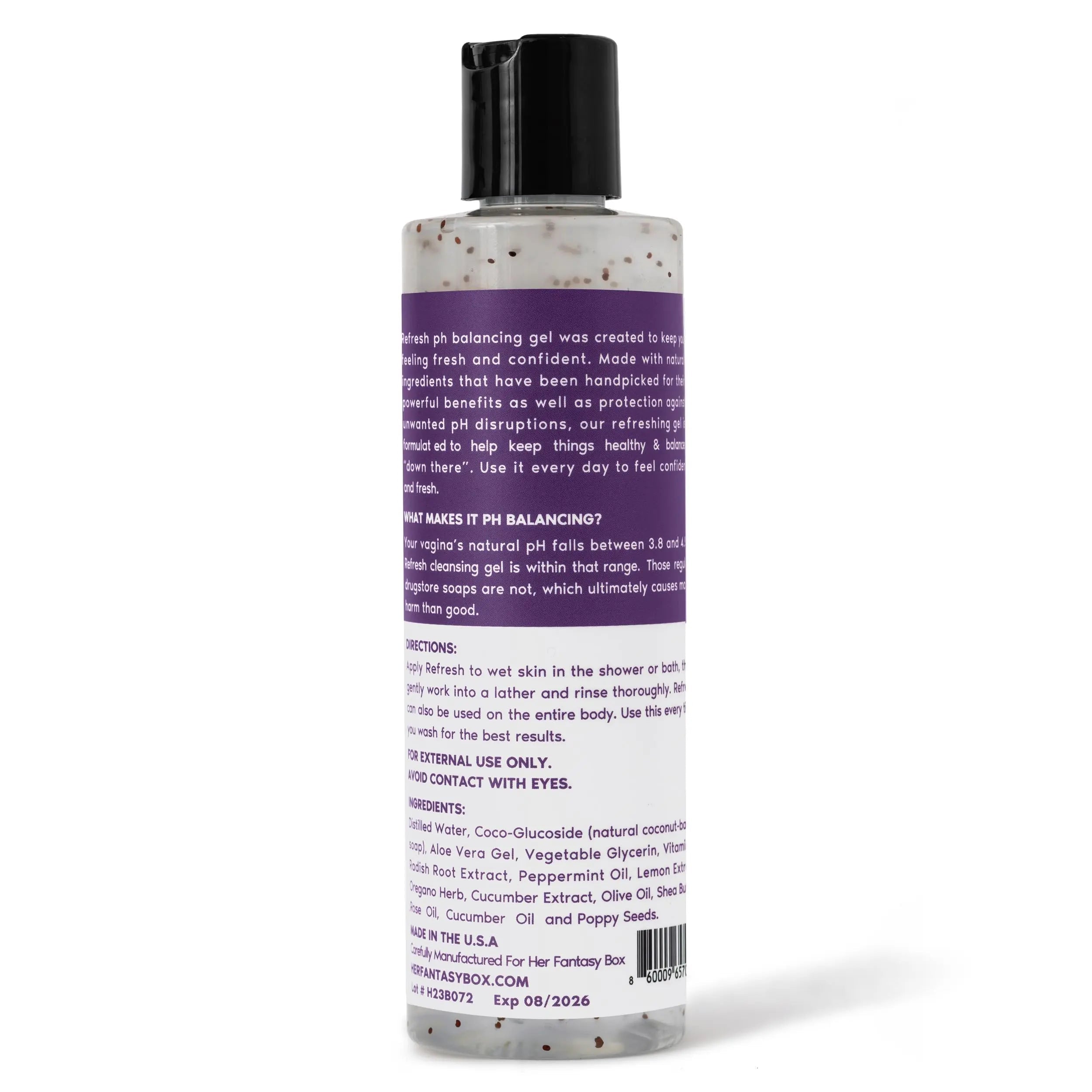 Her Fantasy Box | Refresh pH Balancing Shower Gel Natural Feminine Hygiene Solution Her Fantasy Box Au supplements