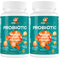 Probiotics for Women & Men - 300 Billion CFU, 24 Strains Probiotic + 15 Organic Herbs Prebiotics Blend, for Overall Digestive Gut Health, Immune, Constipation & Bloating, Shelf Stable - 4 Month Supply Cfuful Au supplements