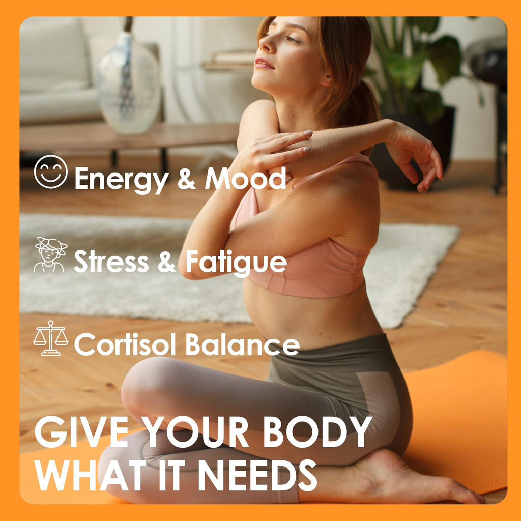 Cortisol Drink Powder - Natural Cortisol Supplements for Ashwagandha, L-Theanine, Turmeric Root, Black Pepper Extract, Relaxation, Focus, Mental Clarity oviaapo Au supplements