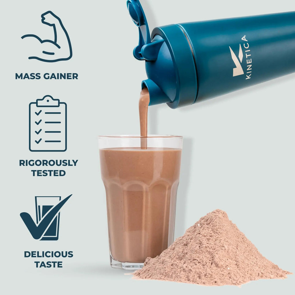 Kinetica OatGain Weight Gainer 600+ Calories & 47g Protein per Serving, 2.4 kg Kinetica Au supplements