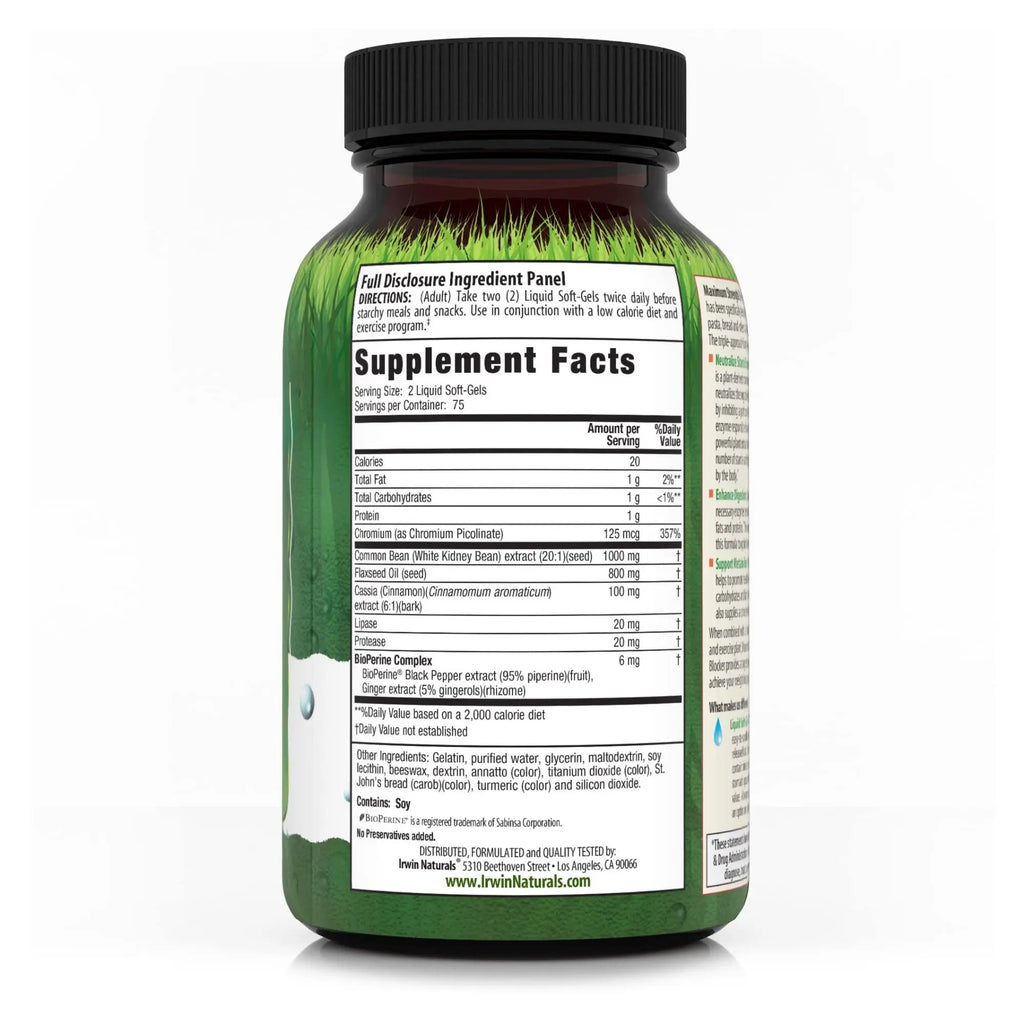 Irwin Naturals Maximum Strength 3-in-1 Carb Blocker - Neutralize Carbohydrates Irwin Naturals Au supplements