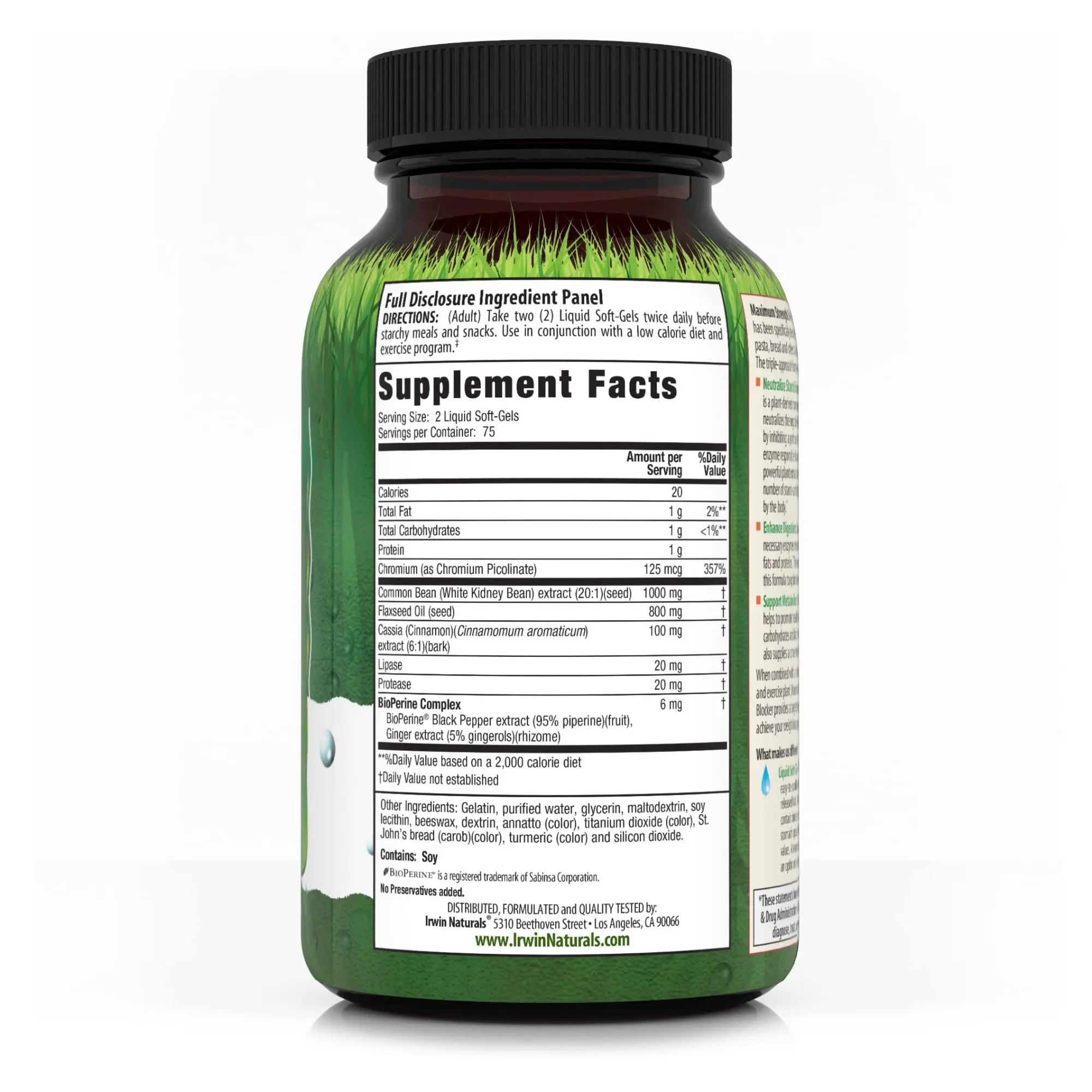 Irwin Naturals Maximum Strength 3-in-1 Carb Blocker - Neutralize Carbohydrates Irwin Naturals Au supplements