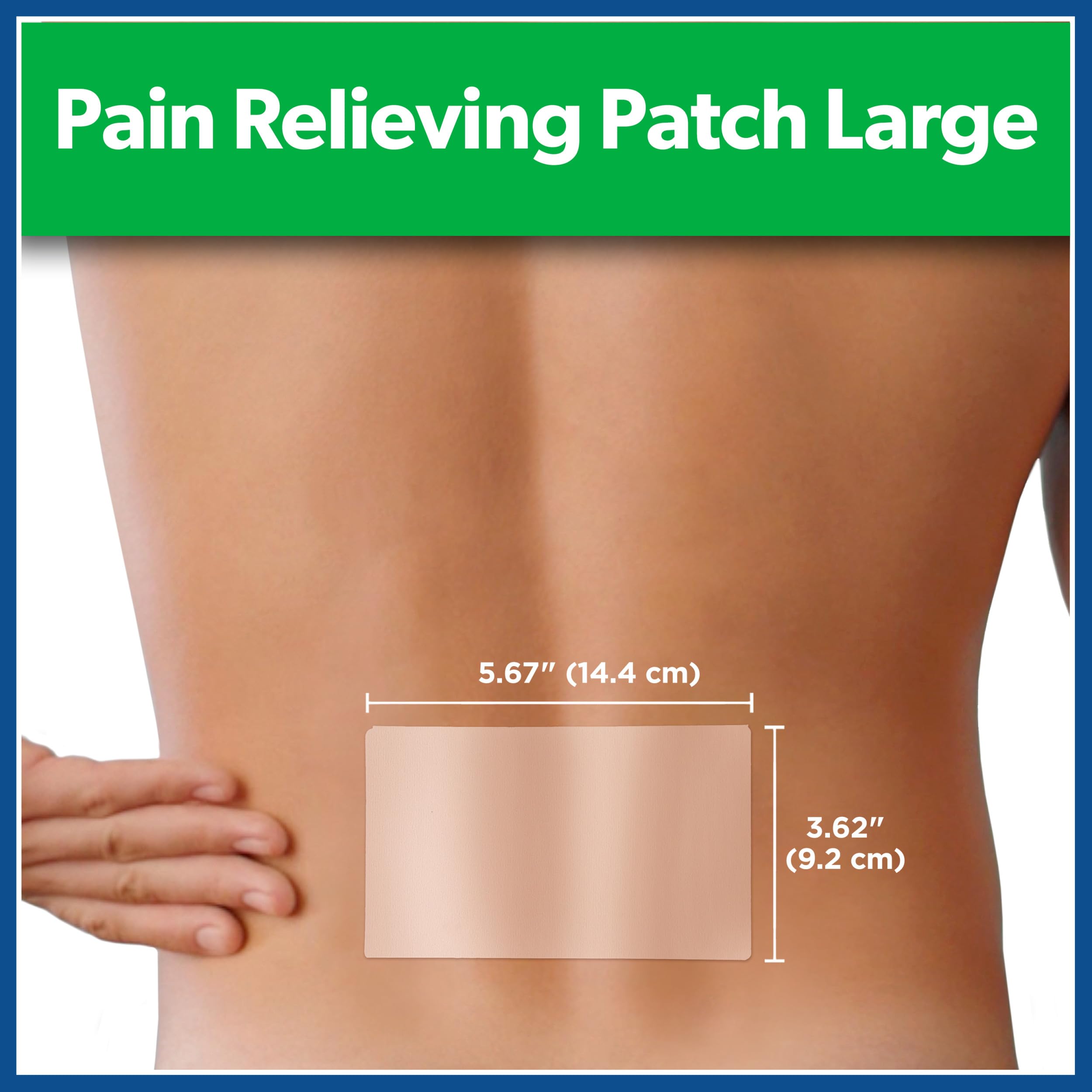 Salonpas Pain Relieving Patch, Large, 6 Count, for Back, Neck, Shoulder, Knee Pain and Muscle Soreness, 8 Hour Pain Relief Salonpas Au supplements