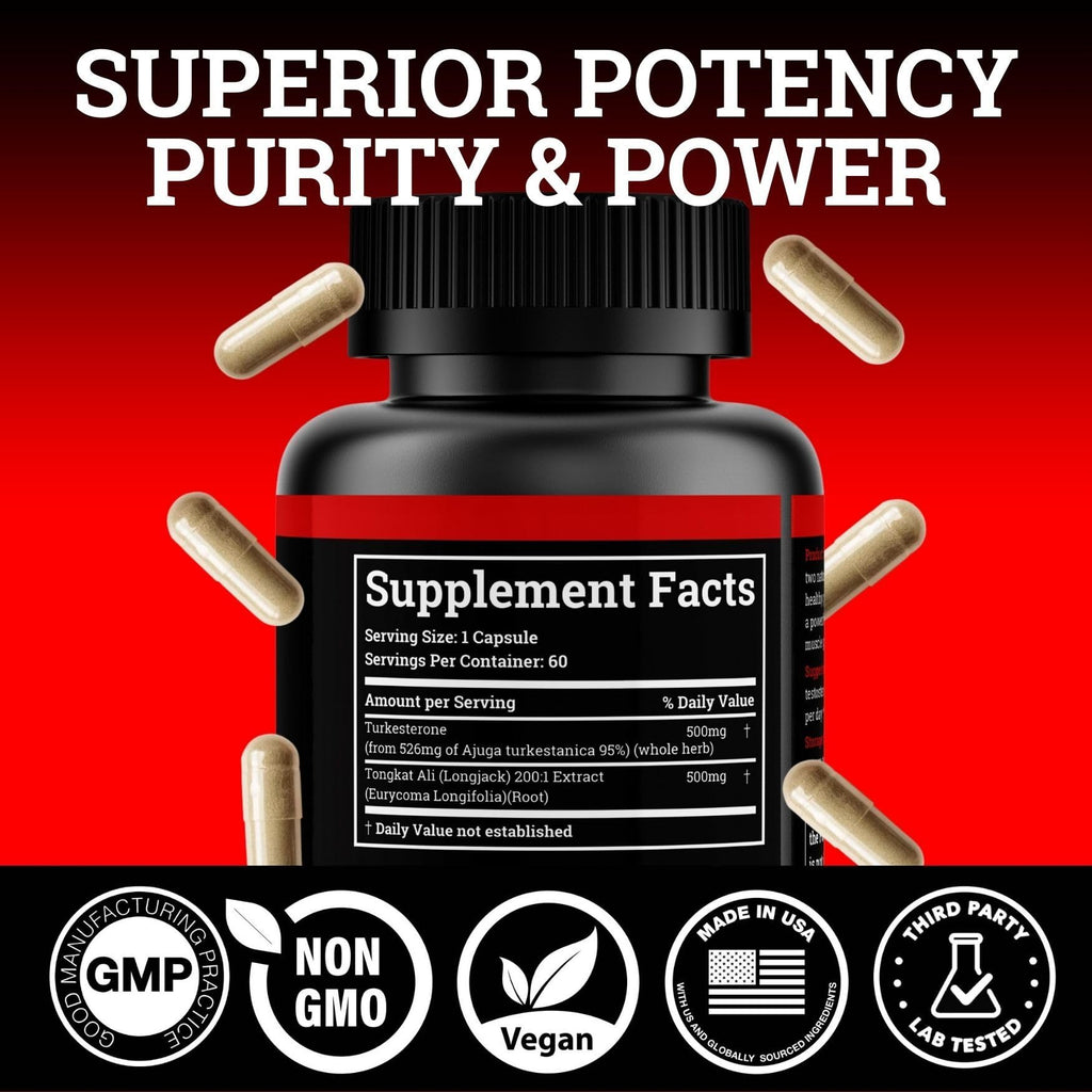 Black Forest Turkesterone Tongkat Ali Supplement 1000mg per Serving (Max Purity 95%) Turkesterone Supplement for Men (Tongkat Ali for Men Longjack 200:1) Similar to Tongkat Ali Fadogia Agrestis Black ForestBuy Supplements Australia