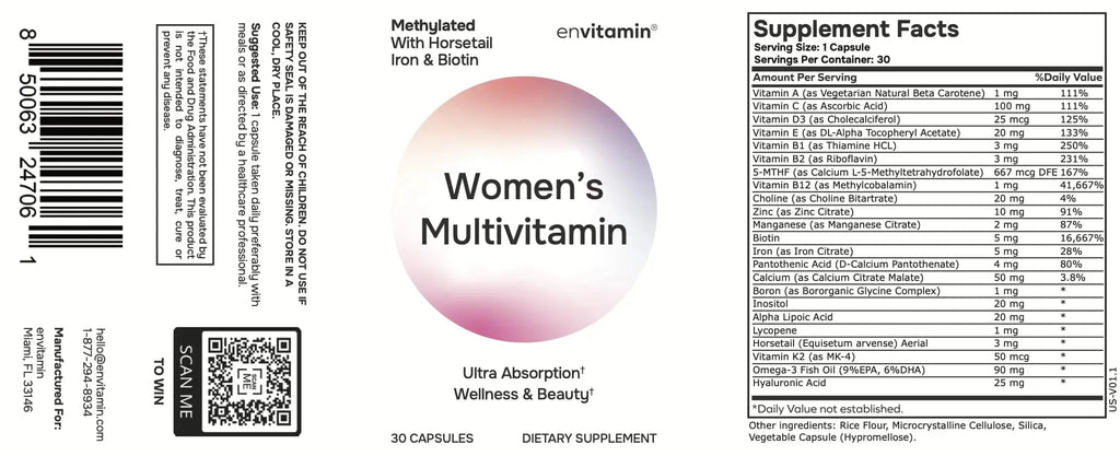 envitamin Women's Multivitamin and Ultimate Multivitamin Bundle (2 Products) envitamin Au supplements