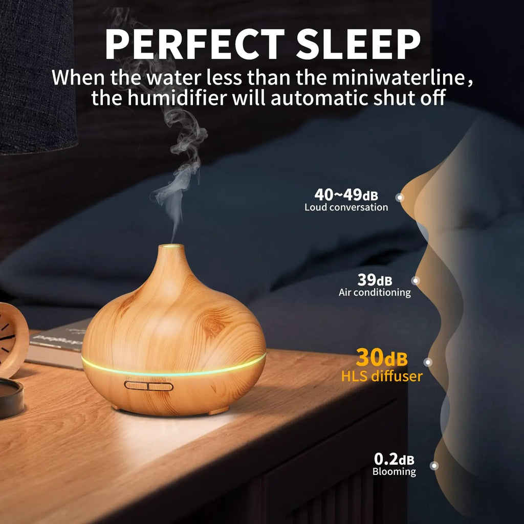 HLS 550ml Aroma Diffusers for Essential Oils Large Room with 10 Essential Oils,Ultrasonic Aromatherapy HLS Au supplements