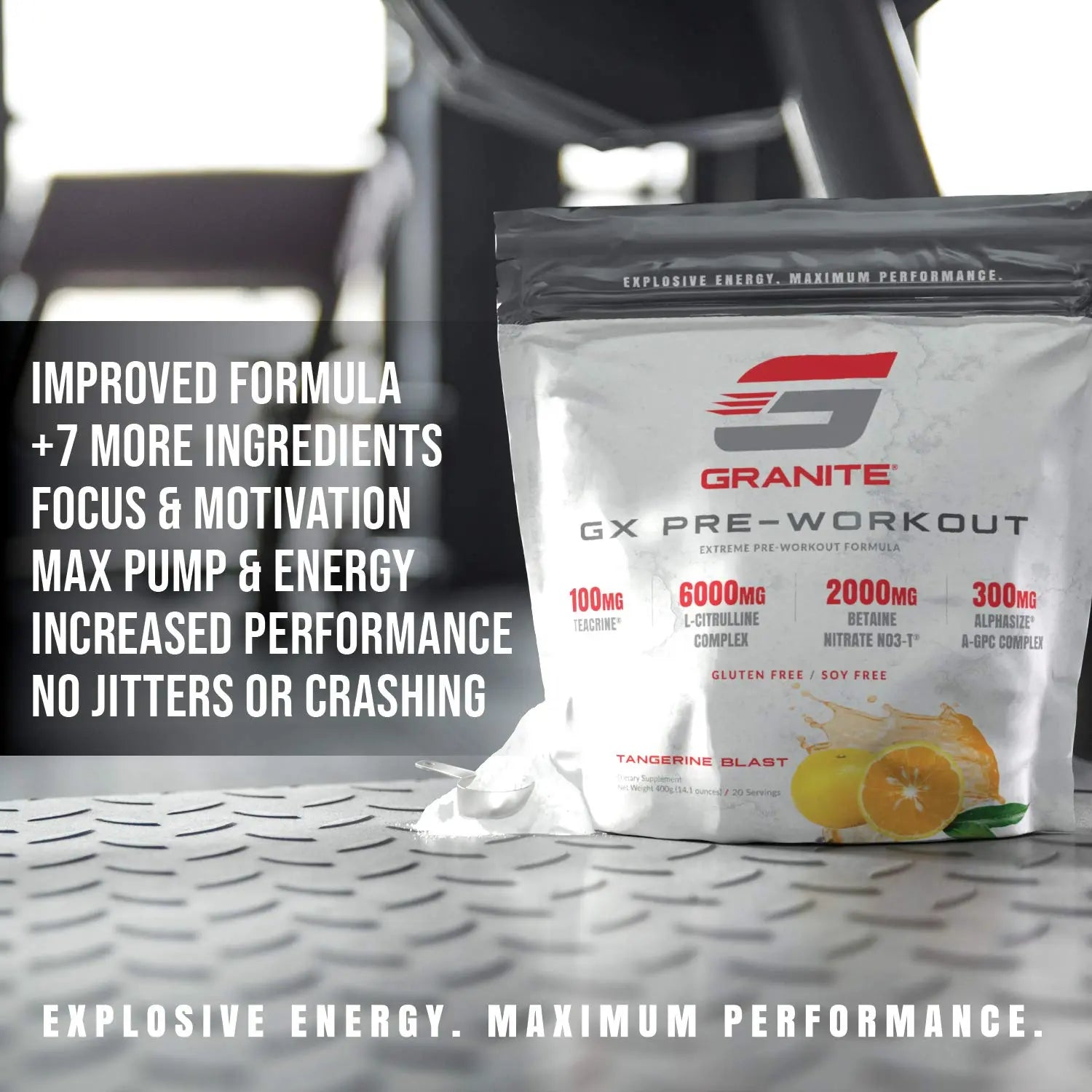 Granite GX Pre-Workout Supplement (Watermelon) Advanced Formula for Pump, Focus Granite Supplements Au supplements