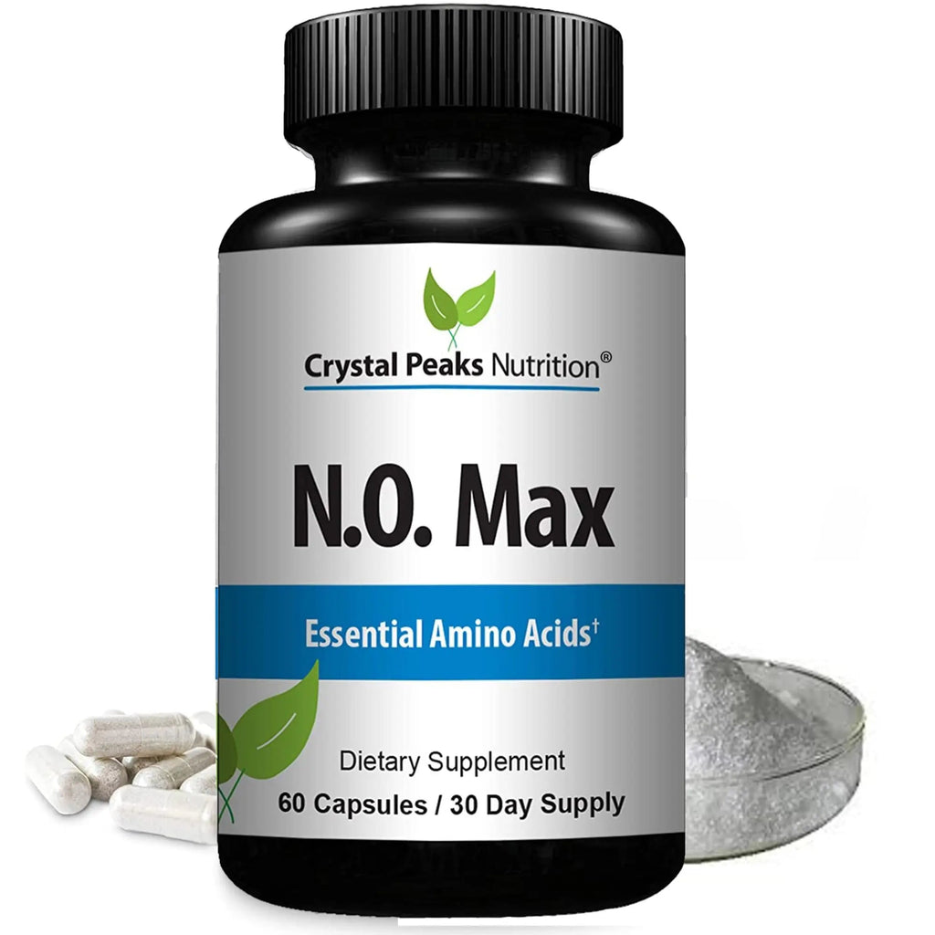 CRYSTAL PEAKS NUTRITION N.O. Max Nitric Oxide Supplement - L Arginine, Citrulline CRYSTAL PEAKS NUTRITION Au supplements