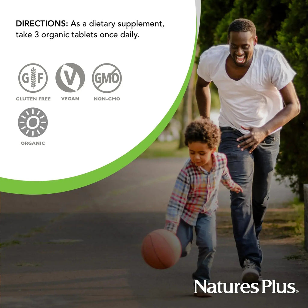 NaturesPlus Source of Life Garden Men’s Multivitamin - 90 Tablets - Supports Energy & Healthy Immune System Nature's Plus Au supplements