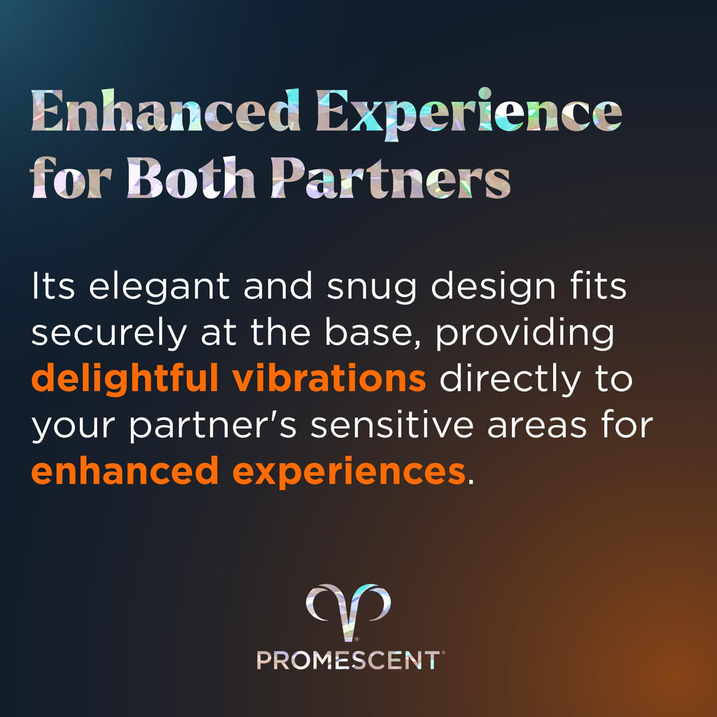 Promescent Cock Ring with 9 Vibrating Intensities, Sex Toys for Men, Penis Ring Vibrator for Better Erections, Silicone Sex Toy, Clitoral Stimulator for her, Intimate Couples Toys Promescent Au supplements