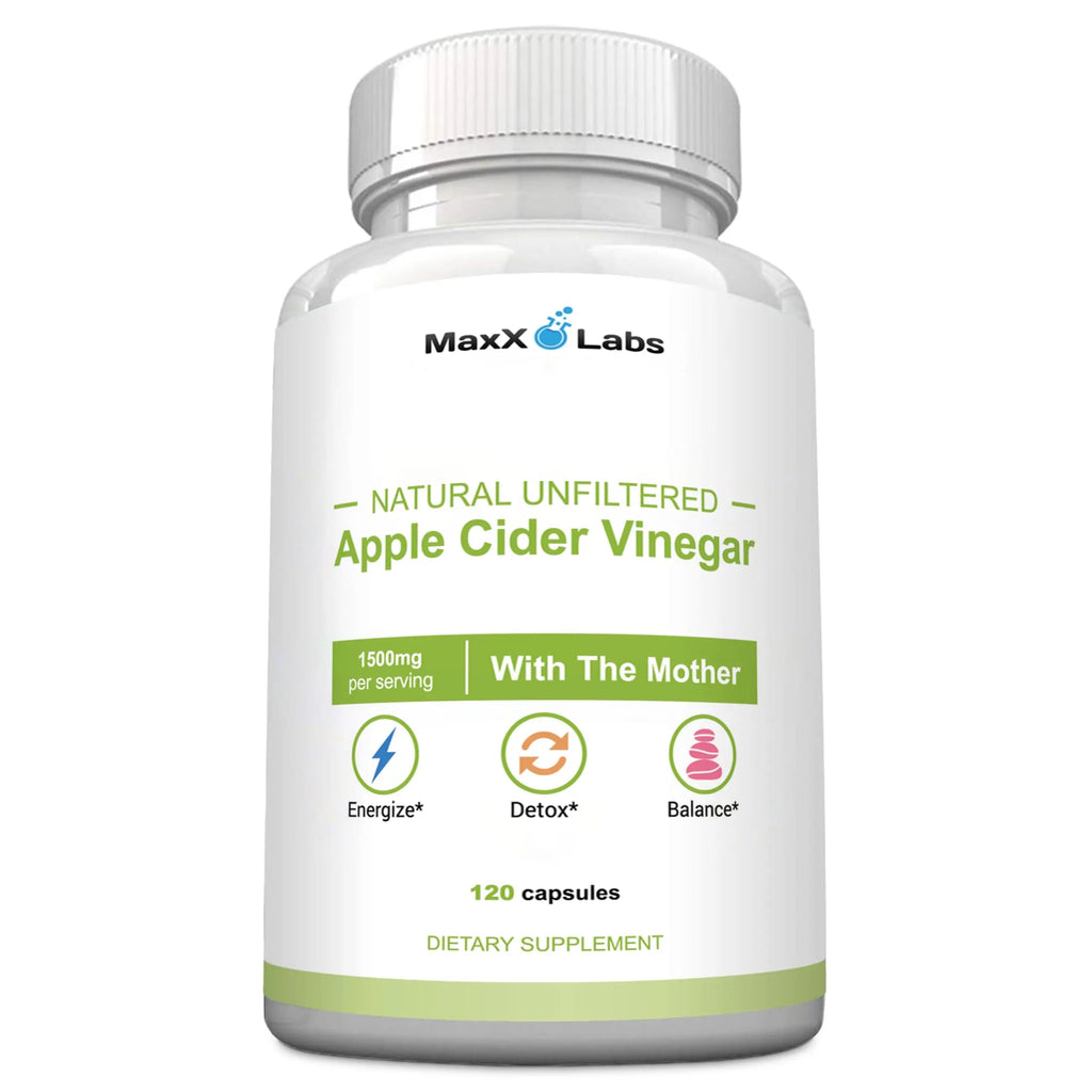 Apple Cider Vinegar Capsules with The Mother - Healthy Keto Diet Supplements MaxX Labs Au supplements