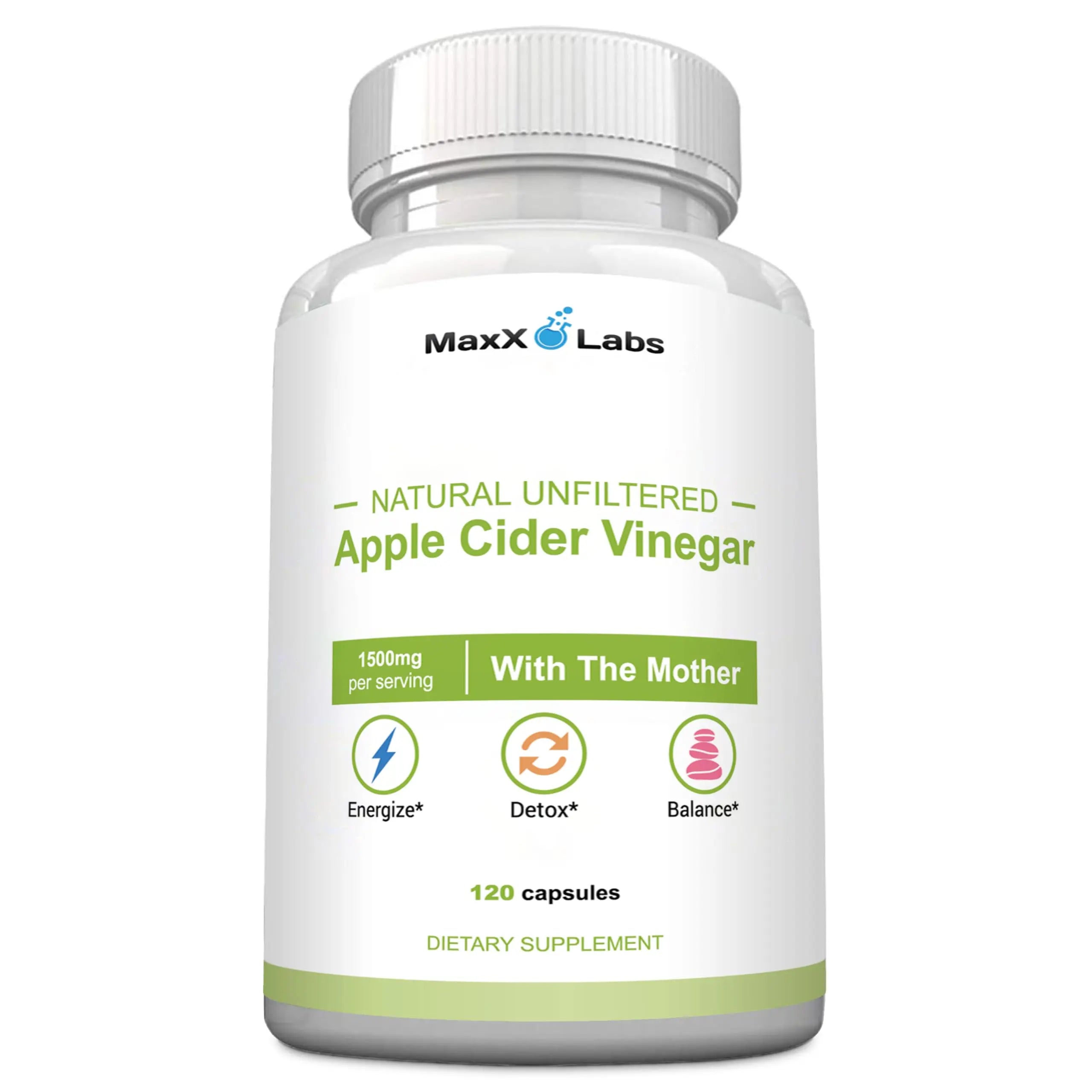Apple Cider Vinegar Capsules with The Mother - Healthy Keto Diet Supplements MaxX Labs Au supplements