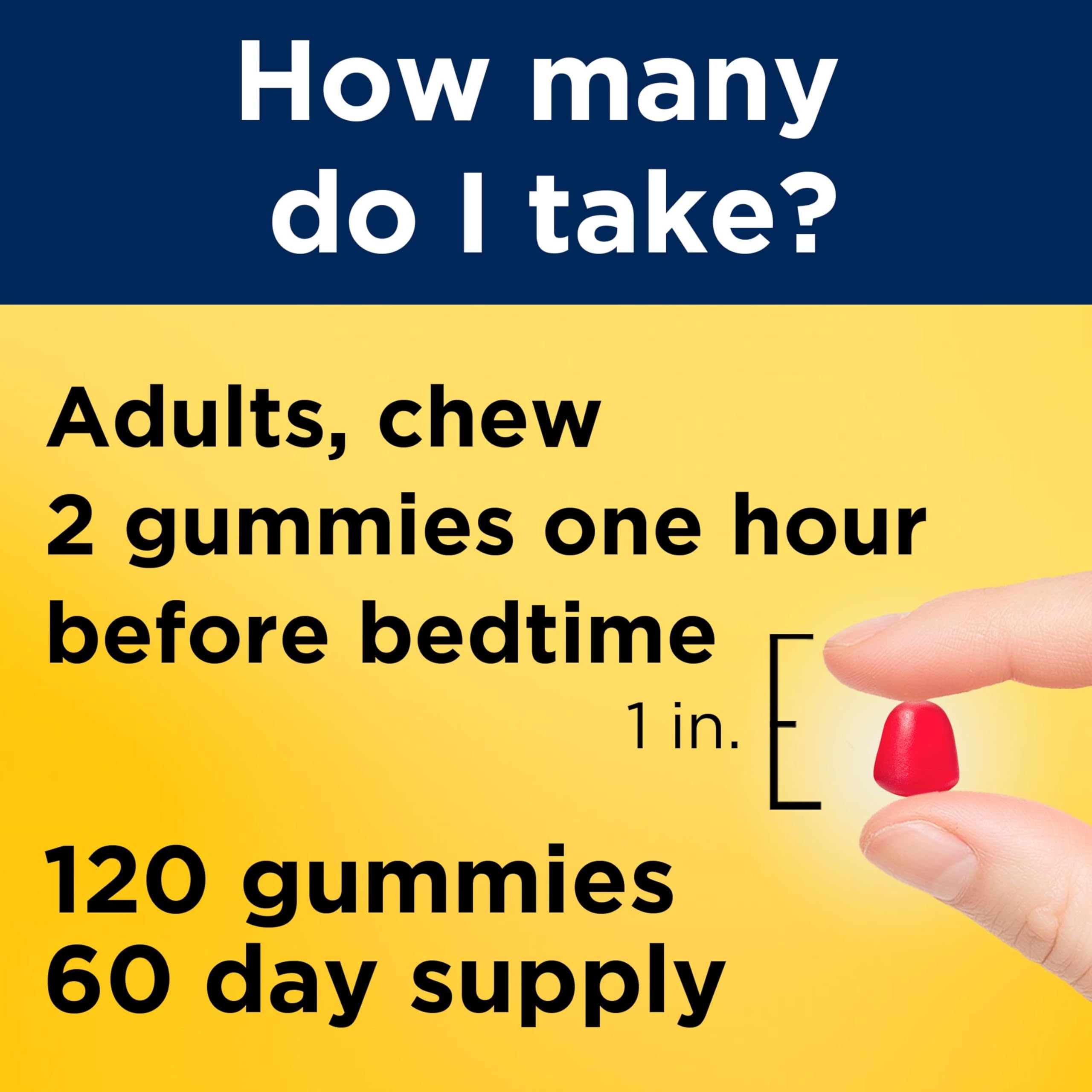 Nature Made Melatonin 10 mg per serving Gummies, Sleep Gummies for Adults Maximum Strength Dosage, 100% Drug Free Sleep Aid